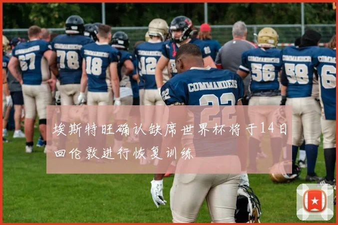 埃斯特旺确认缺席世界杯将于14日回伦敦进行恢复训练